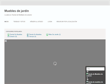 Tablet Screenshot of mueblesdejardin.com